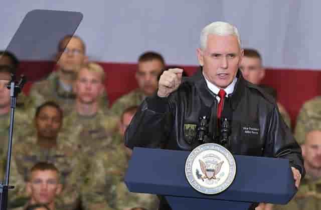 Visite surprise du vice-president americain pence en afghanistan