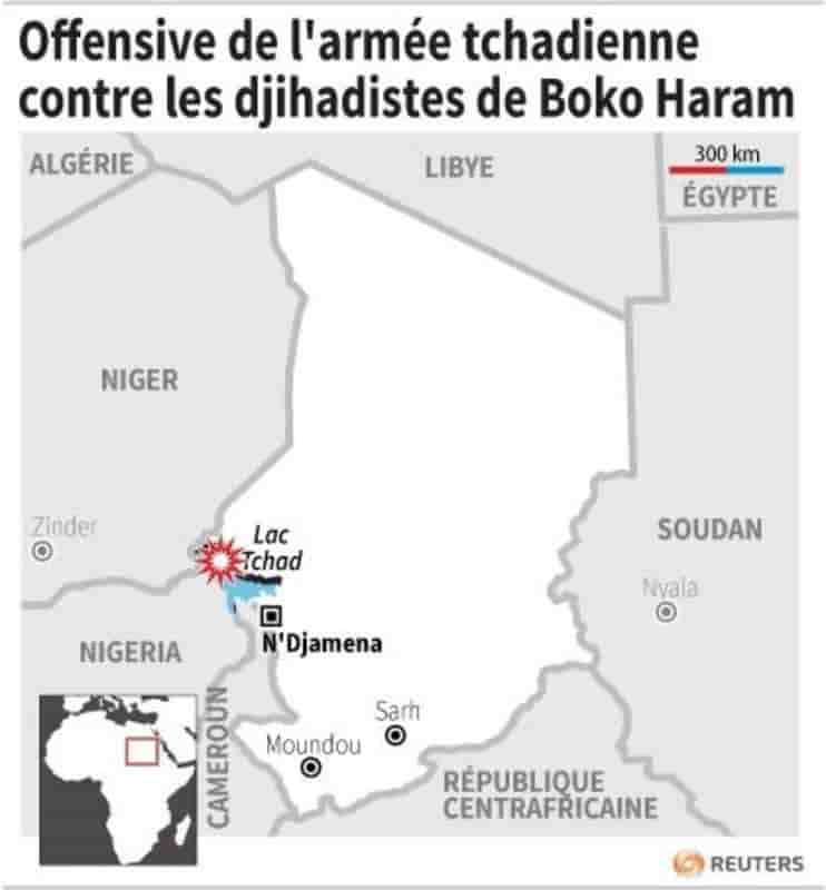 Offensive de l'armee tchadienne contre les djihadistes de boko haram