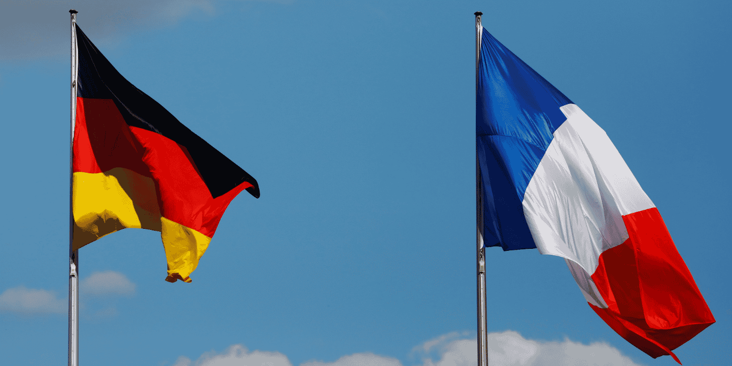 Drapeaux France Allemagne