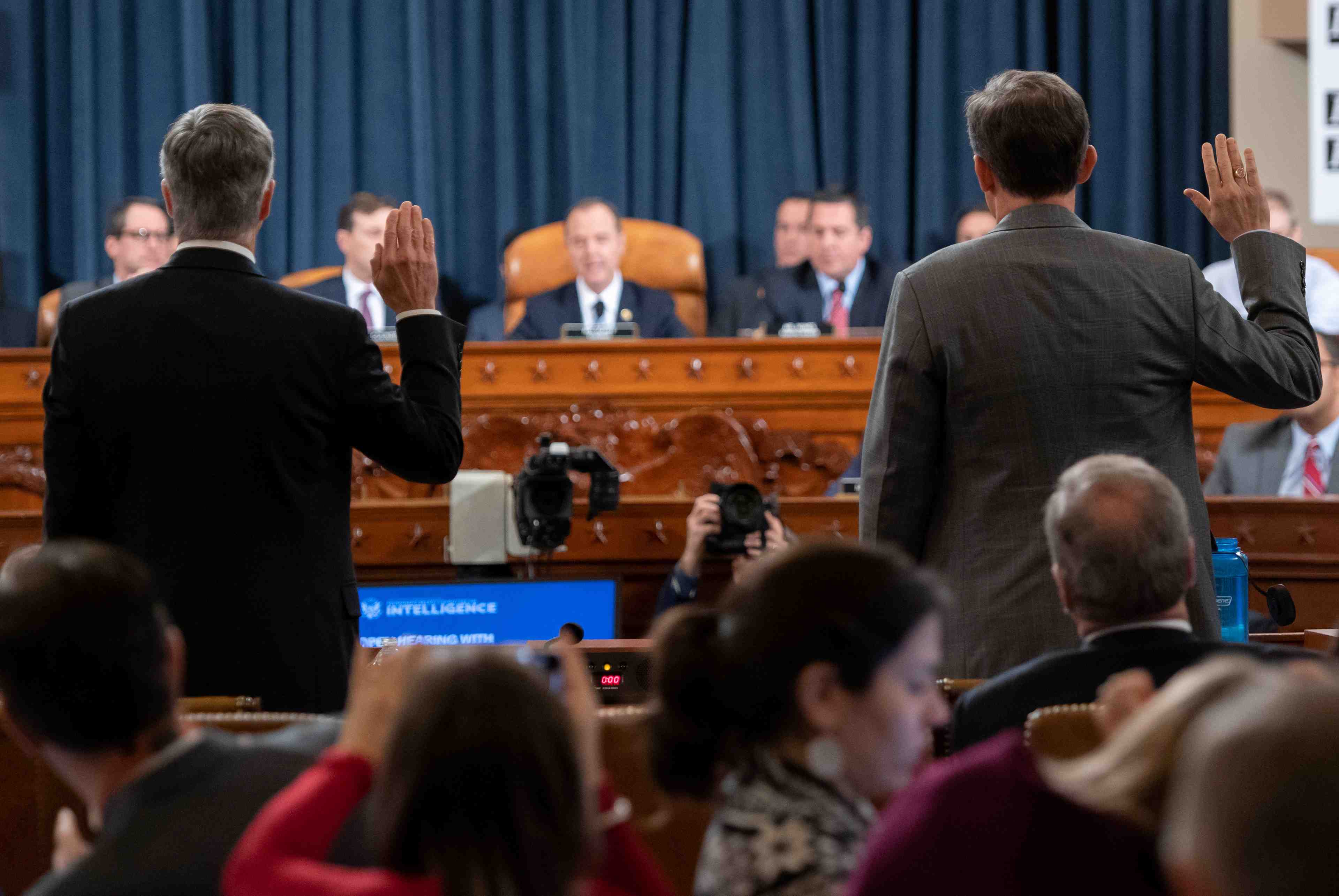 "impeachment": debut des auditions publiques au congres americain