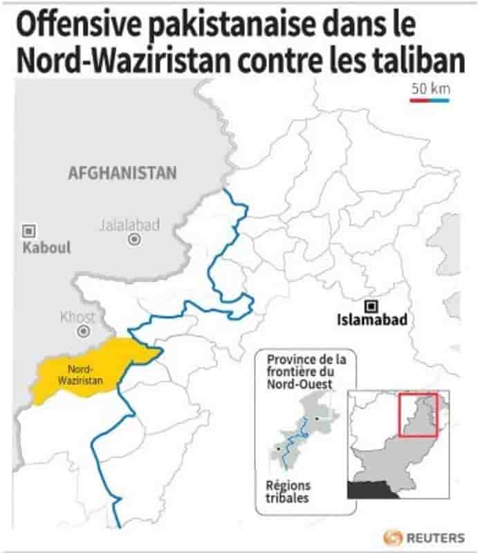 Troisième jour de l'offensive pakistanaise au Nord-Waziristan