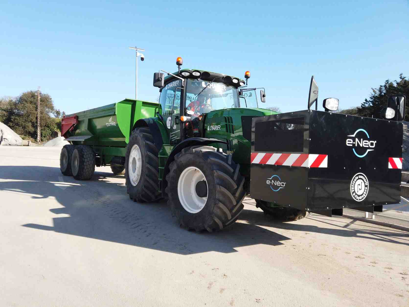 charier tracteur hydrogène