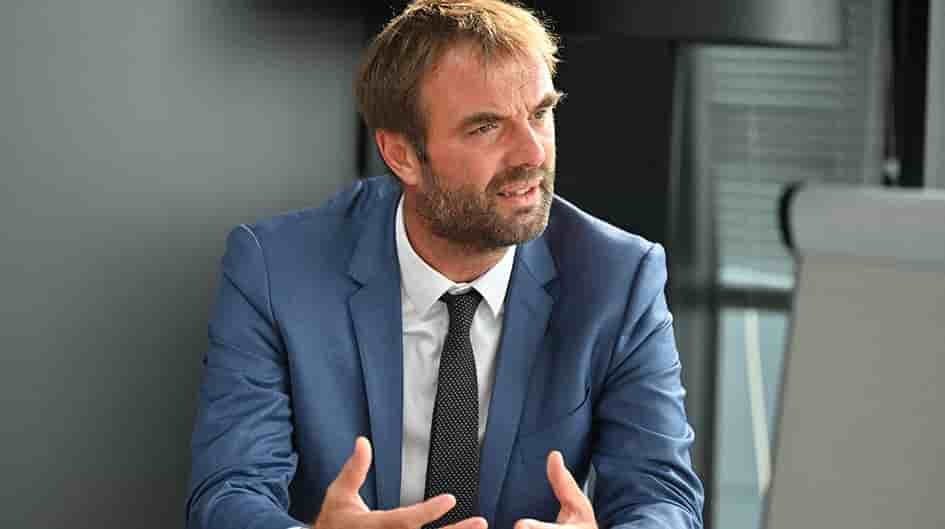 Michaël Delafosse, maire socialiste de Montpellier, à Montpellier en juillet 2023.