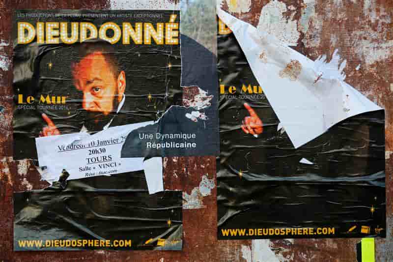 Dieudonné abandonne son spectacle interdit dans plusieurs villes