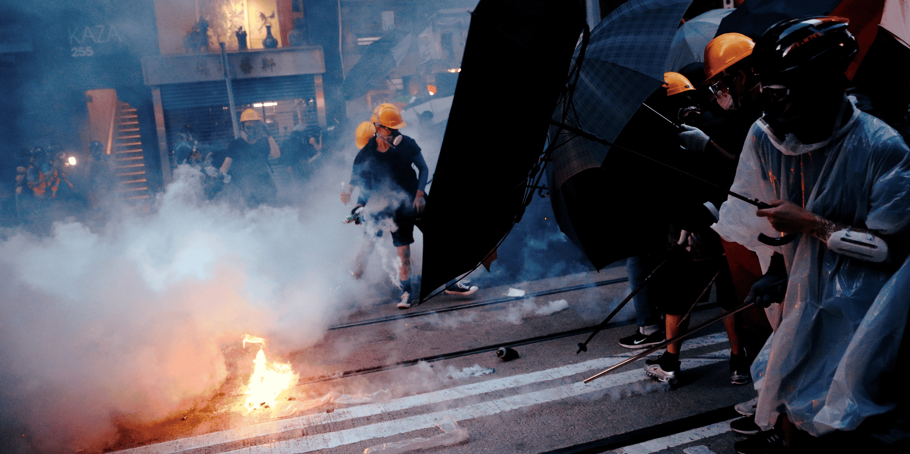Manifestations à Hong Kong