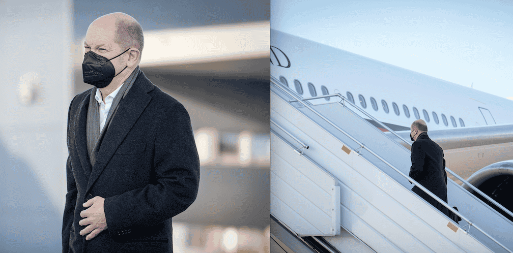 Scholz, aéroport, Berlin, Kiev, Moscou