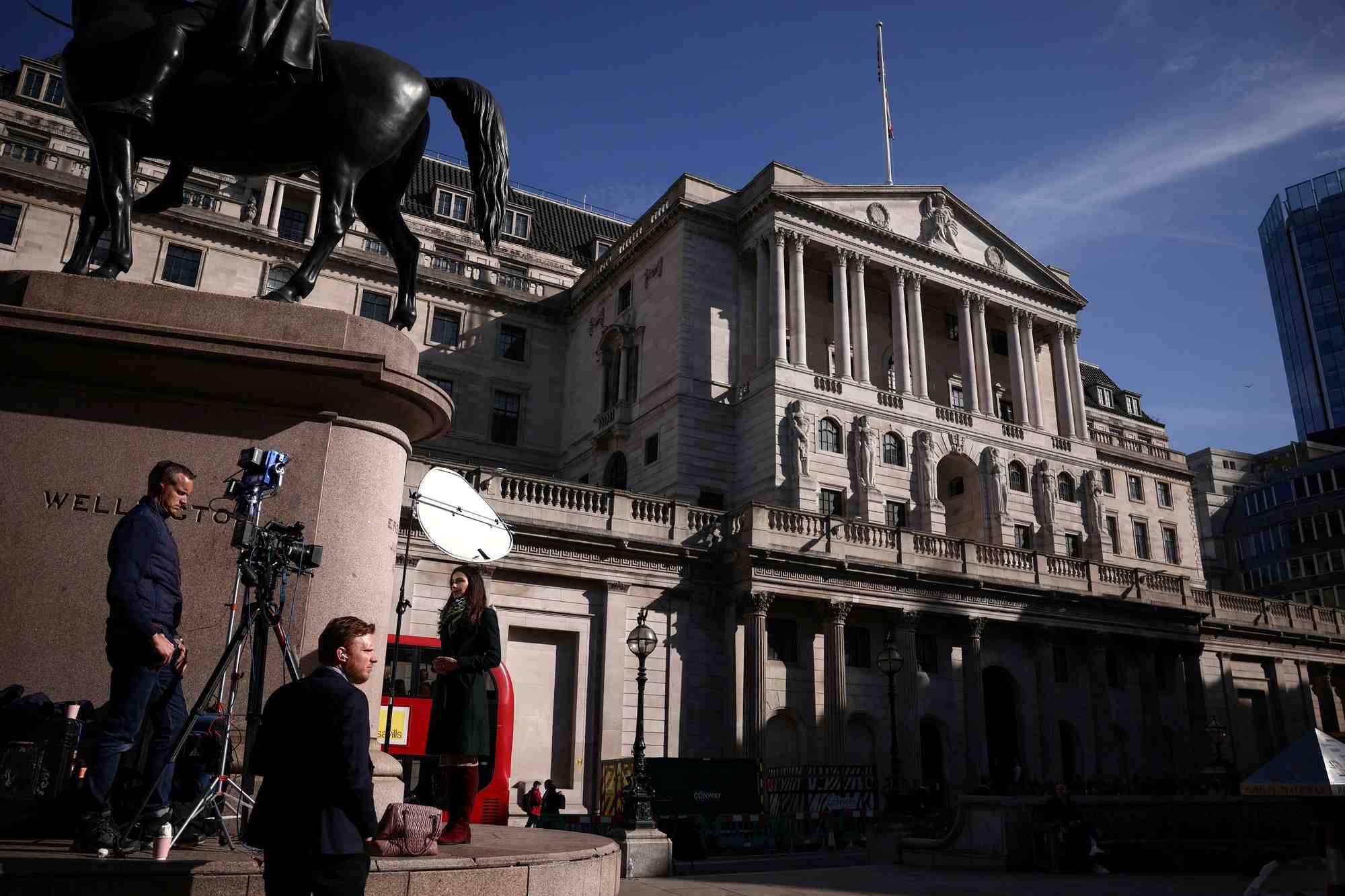 La banque d'angleterre, a londres