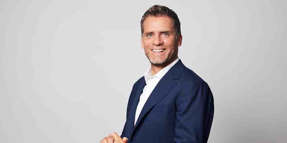 Jérôme Rothen, ex-footballeur international français, devenu consultant.