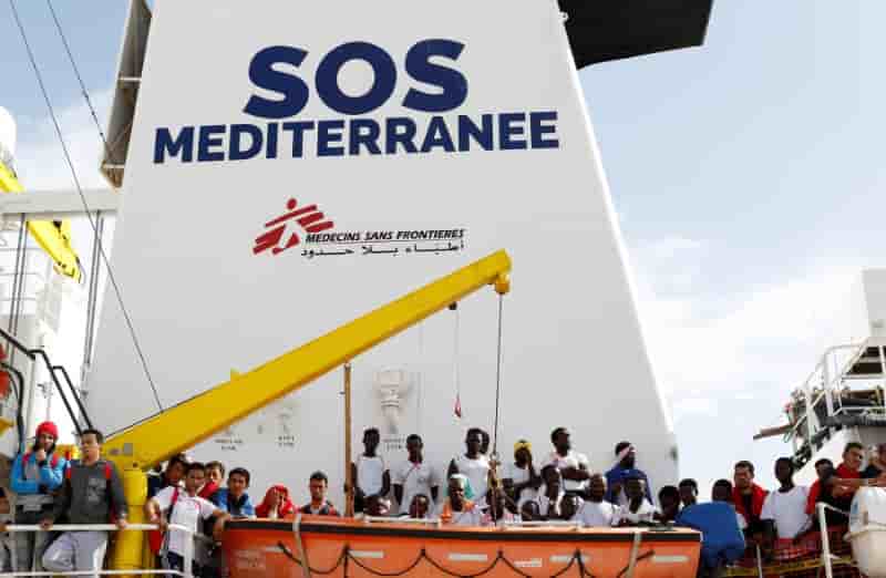 Les rescapes du premier naufrage de l'annee a bord de l'aquarius