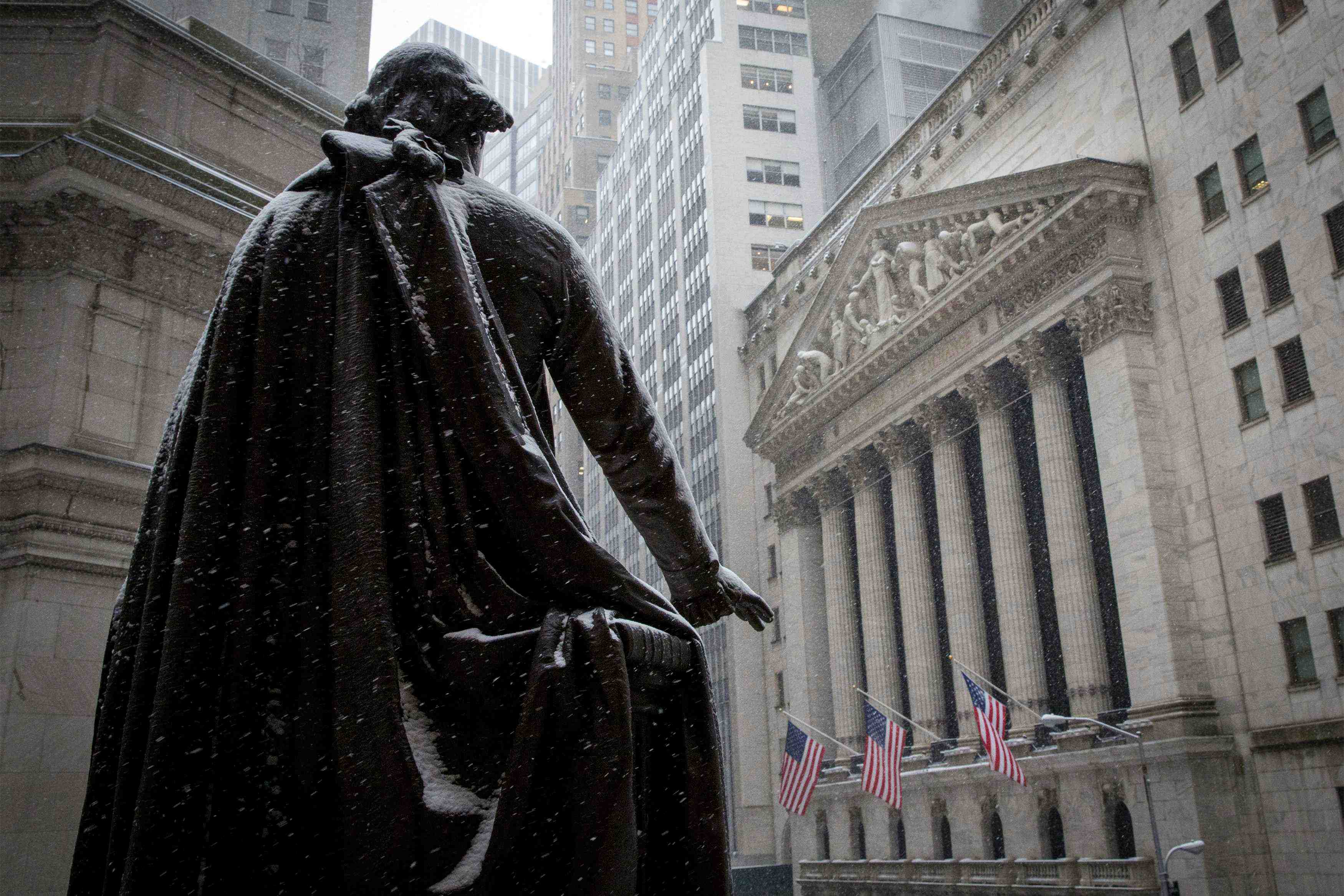 Wall street en baisse dans les premiers echanges