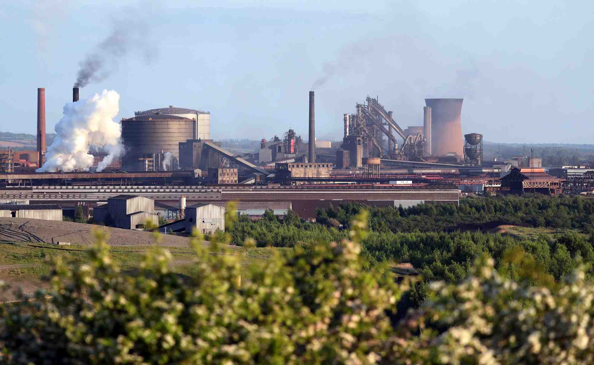 Une des usines de British Steel au Royaume-Uni.