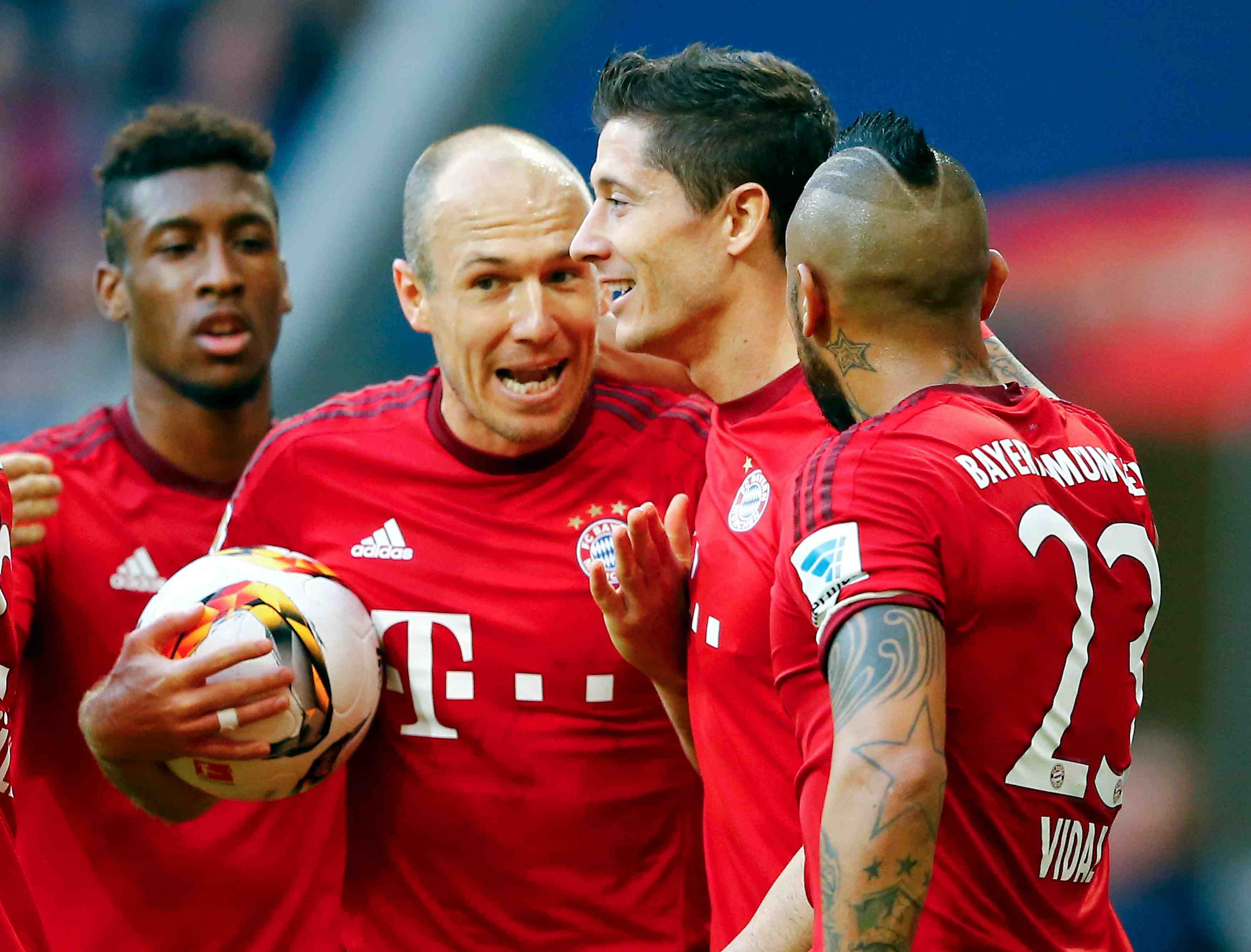 Le bayern en roue libre