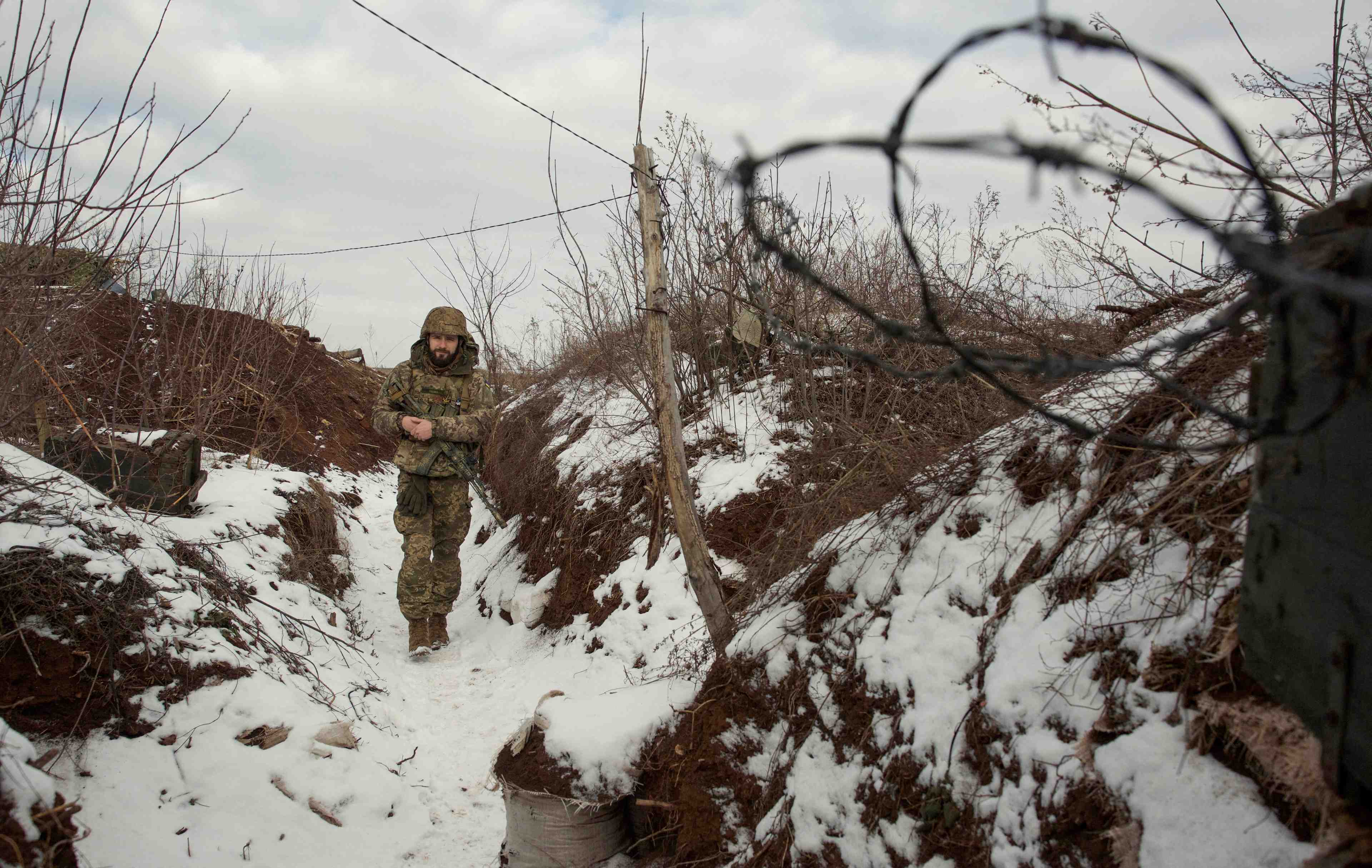 Ukraine: les usa placent 8.500 soldats en etat d'alerte
