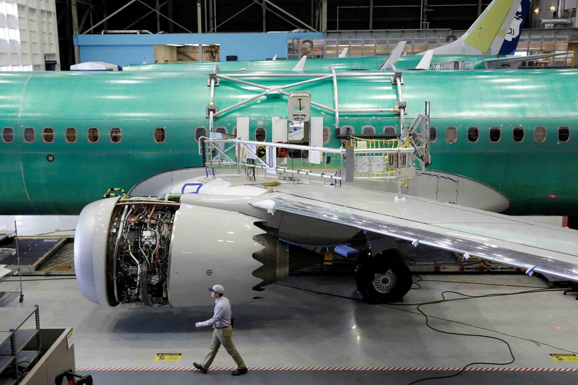 Photo d'archives d'un 737 max-9 de boeing a renton, aux etats-unis