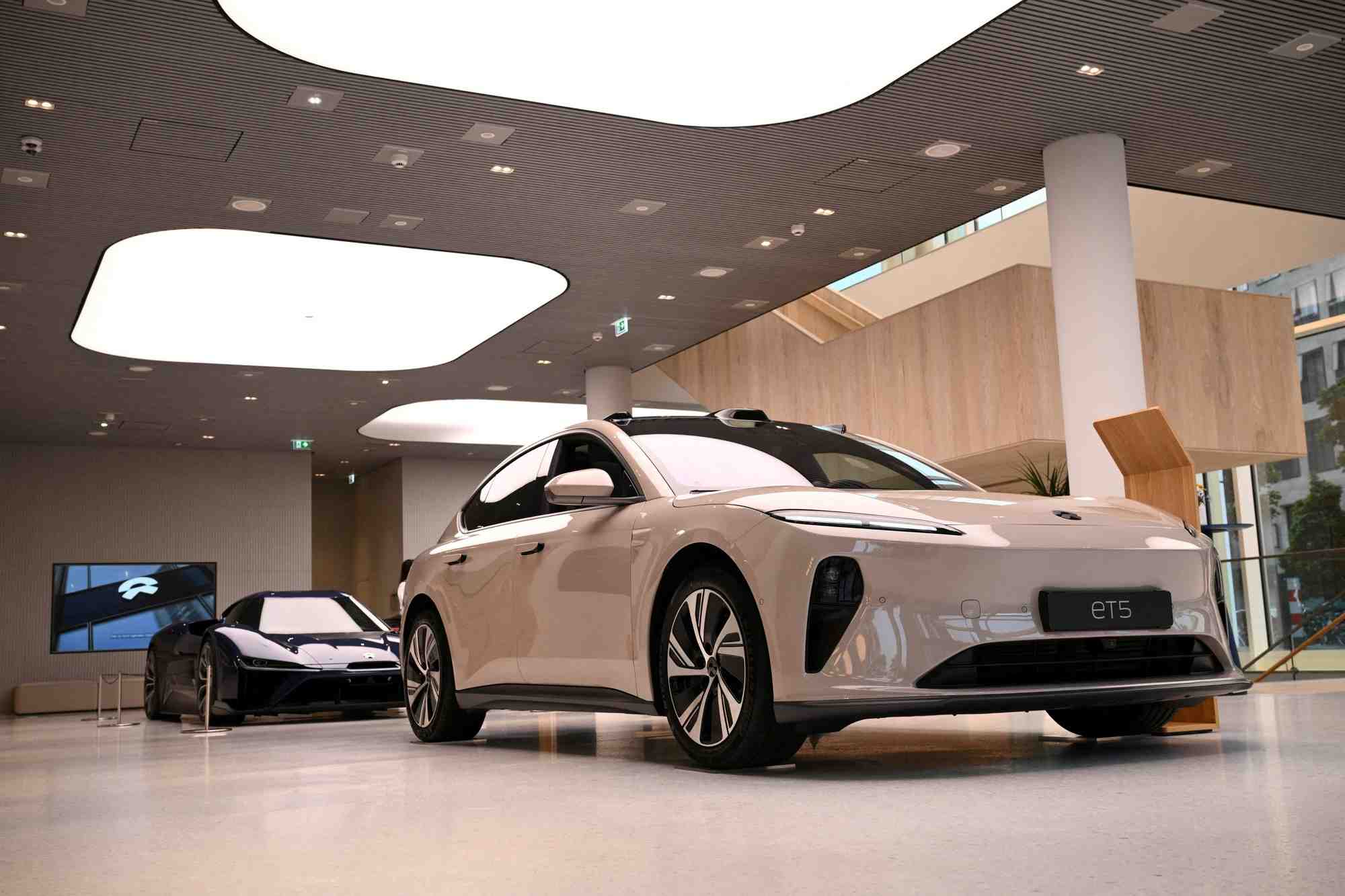 Des modeles electriques du fabricant chinois nio