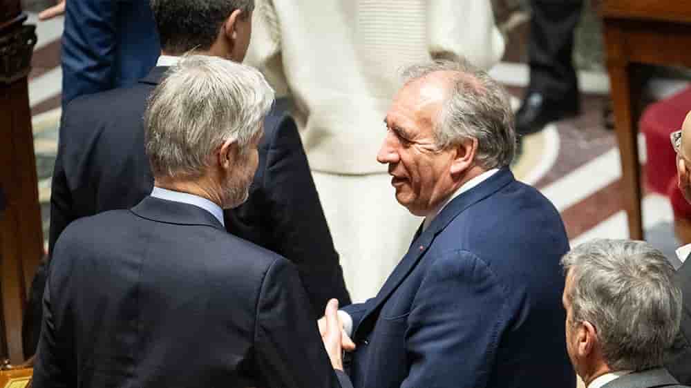Laurent Wauquiez et François Bayrou.