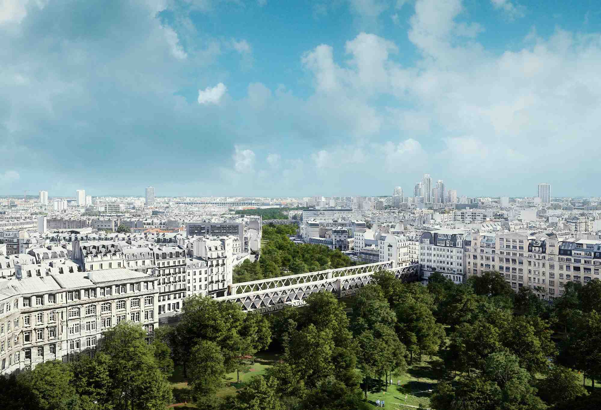 Le projet de "Central Park" voulu par le candidat Benjamin Griveaux en lieu et place de l'actuel faisceau ferré de la gare de l'Est.