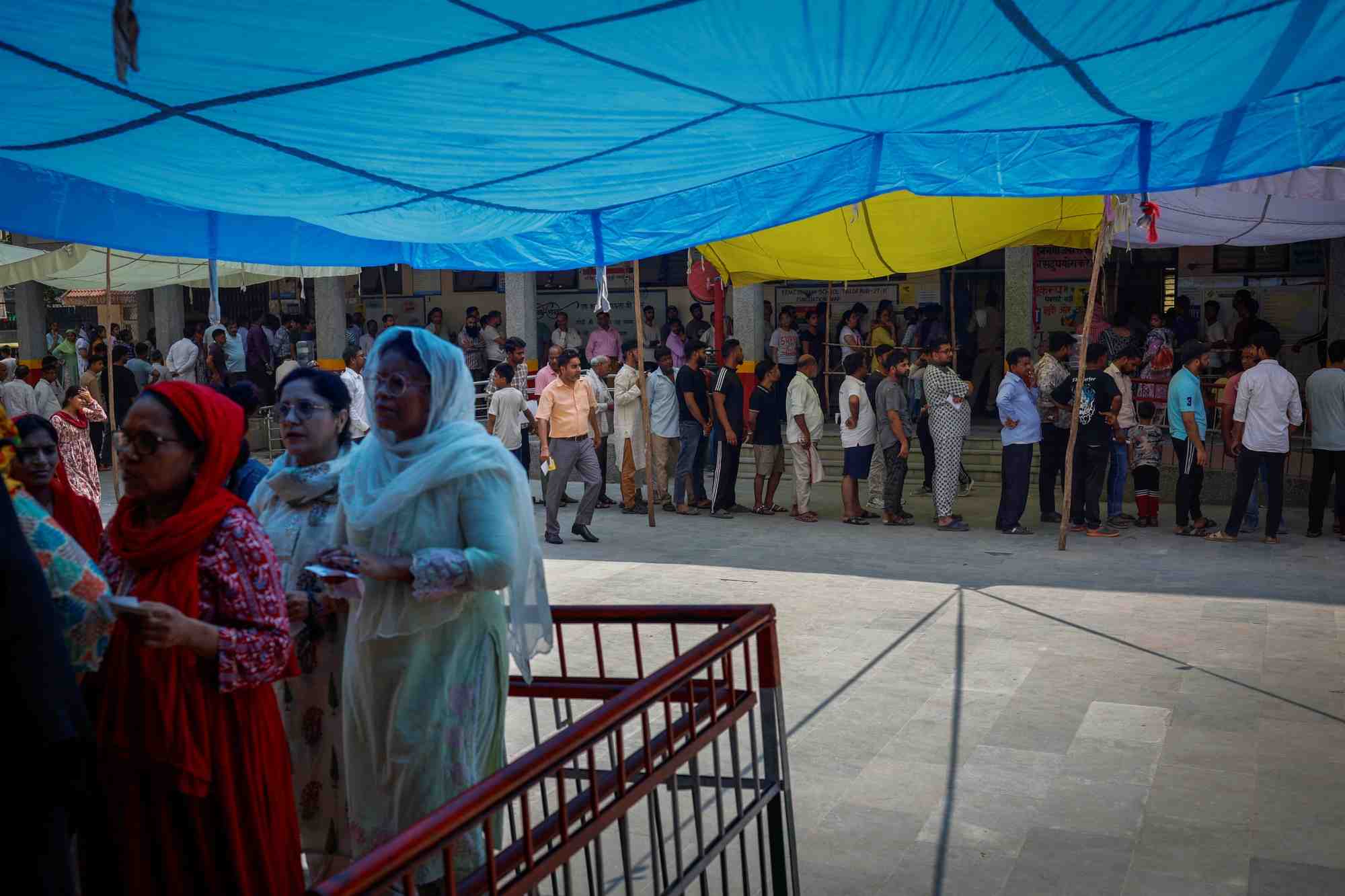 Sixieme phase des elections generales, a new delhi