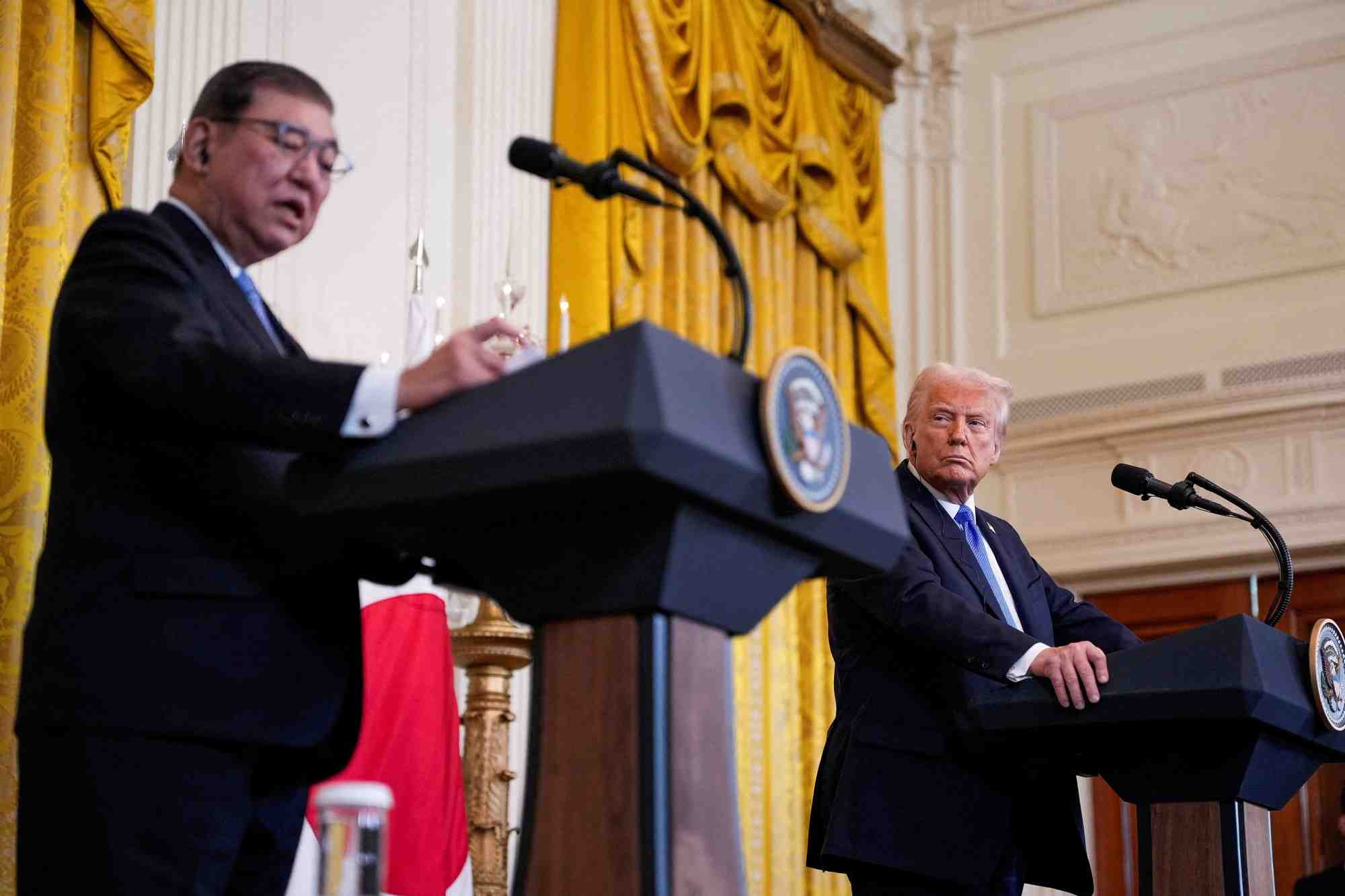 Les premiers échanges entre le Premier ministre japonais et le président américain ont été qualifiés de « productifs ».