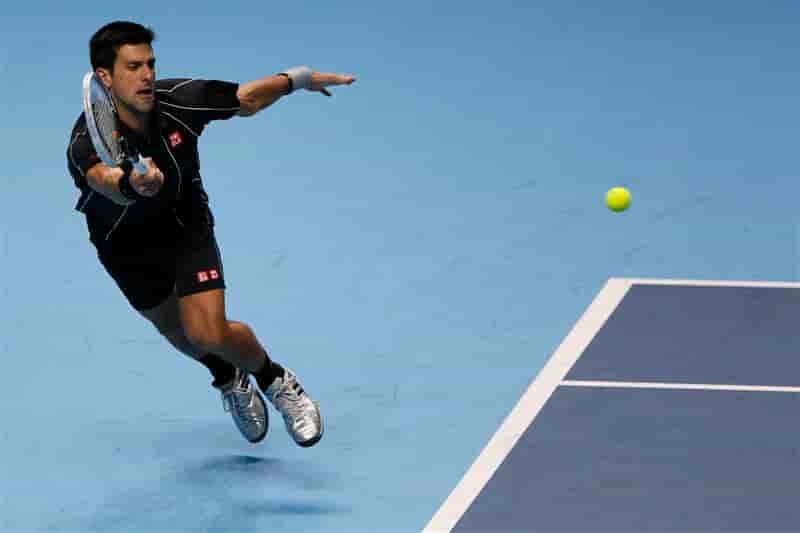 Tennis: Gasquet au tapis, Djokovic en demi-finales à Londres