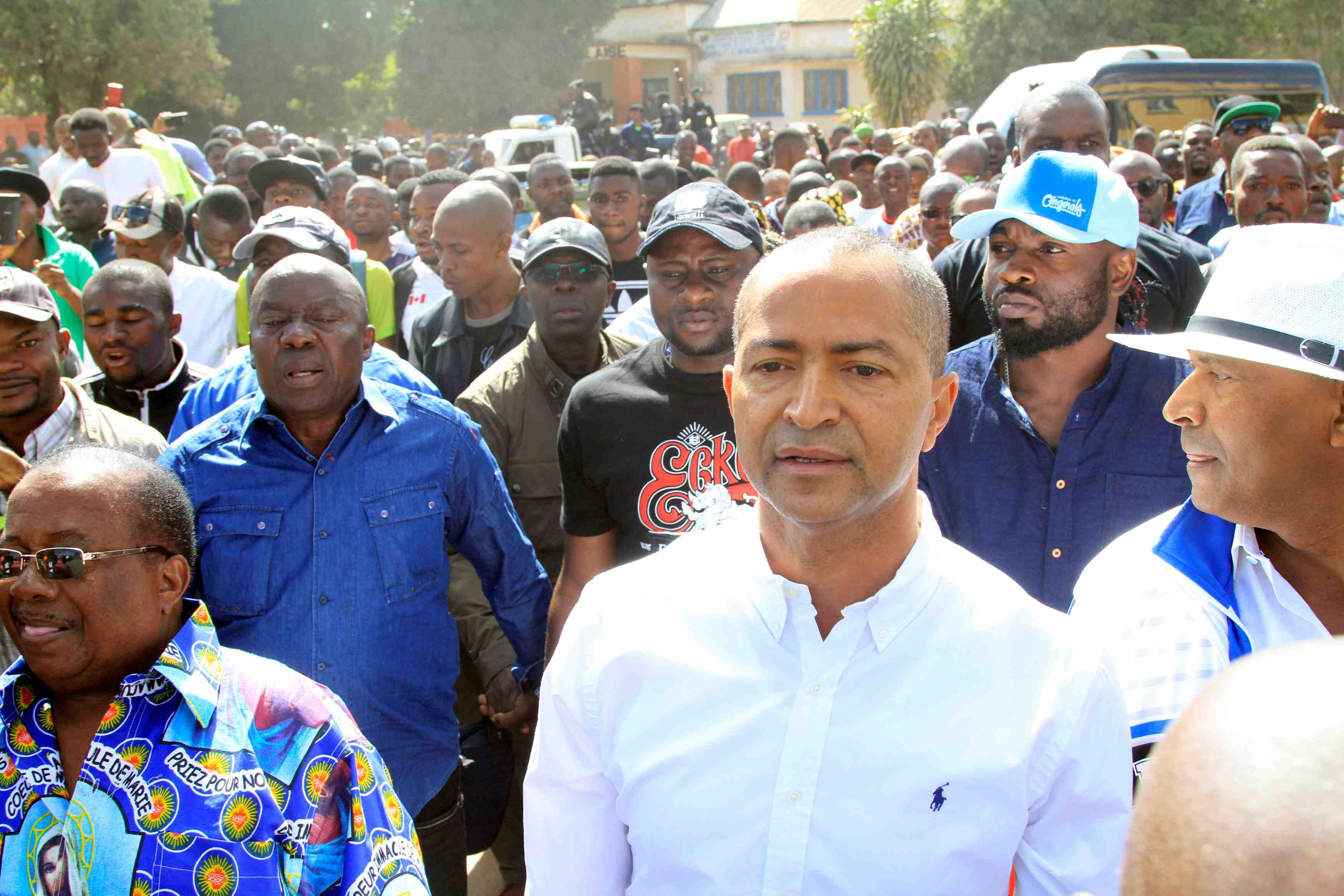 Manifestation de soutien a l'opposant moise katumbi en rdc