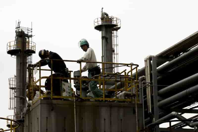 La production industrielle du japon recule