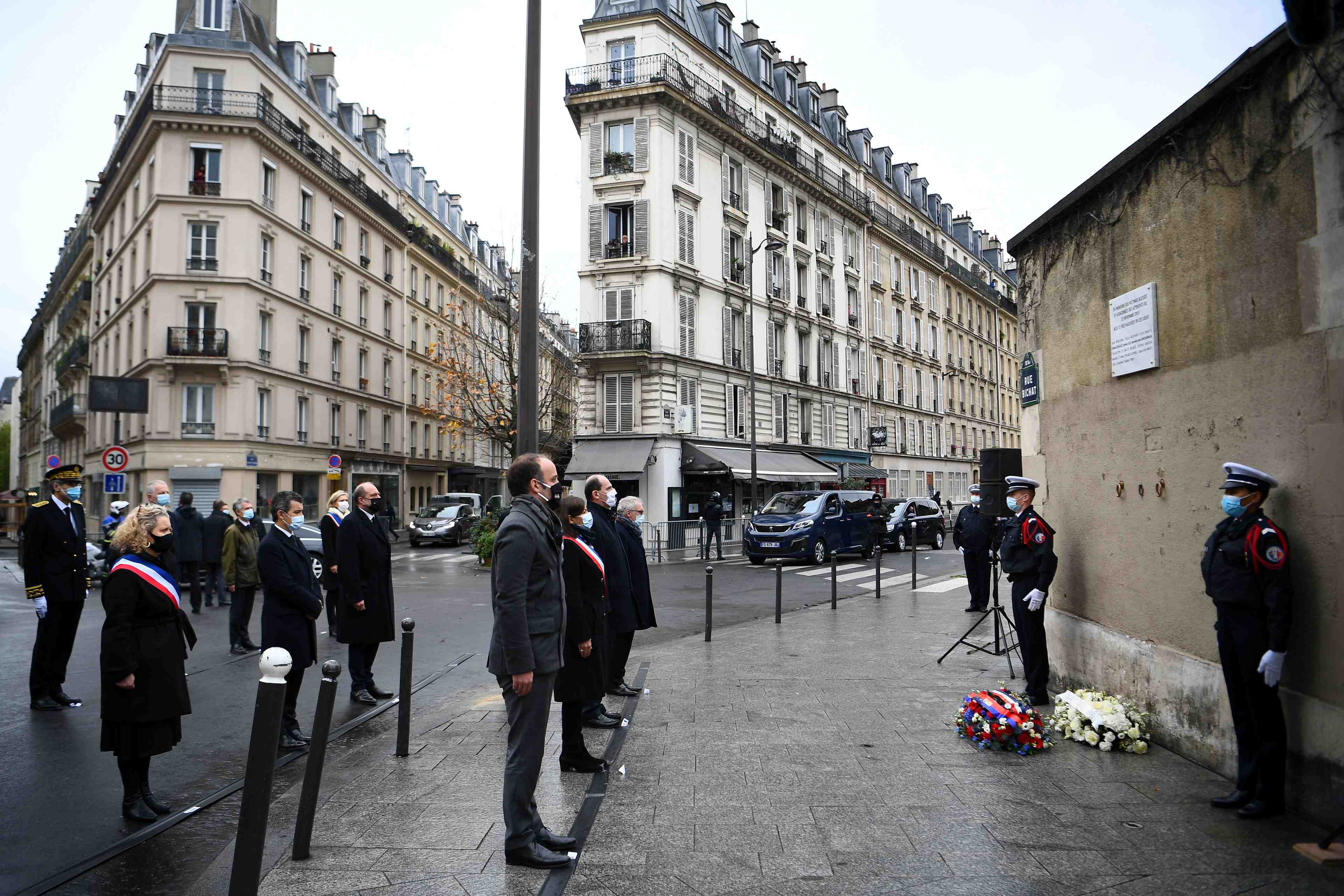 La france, en etat d'alerte, commemore les attentats du 13-novembre 2015