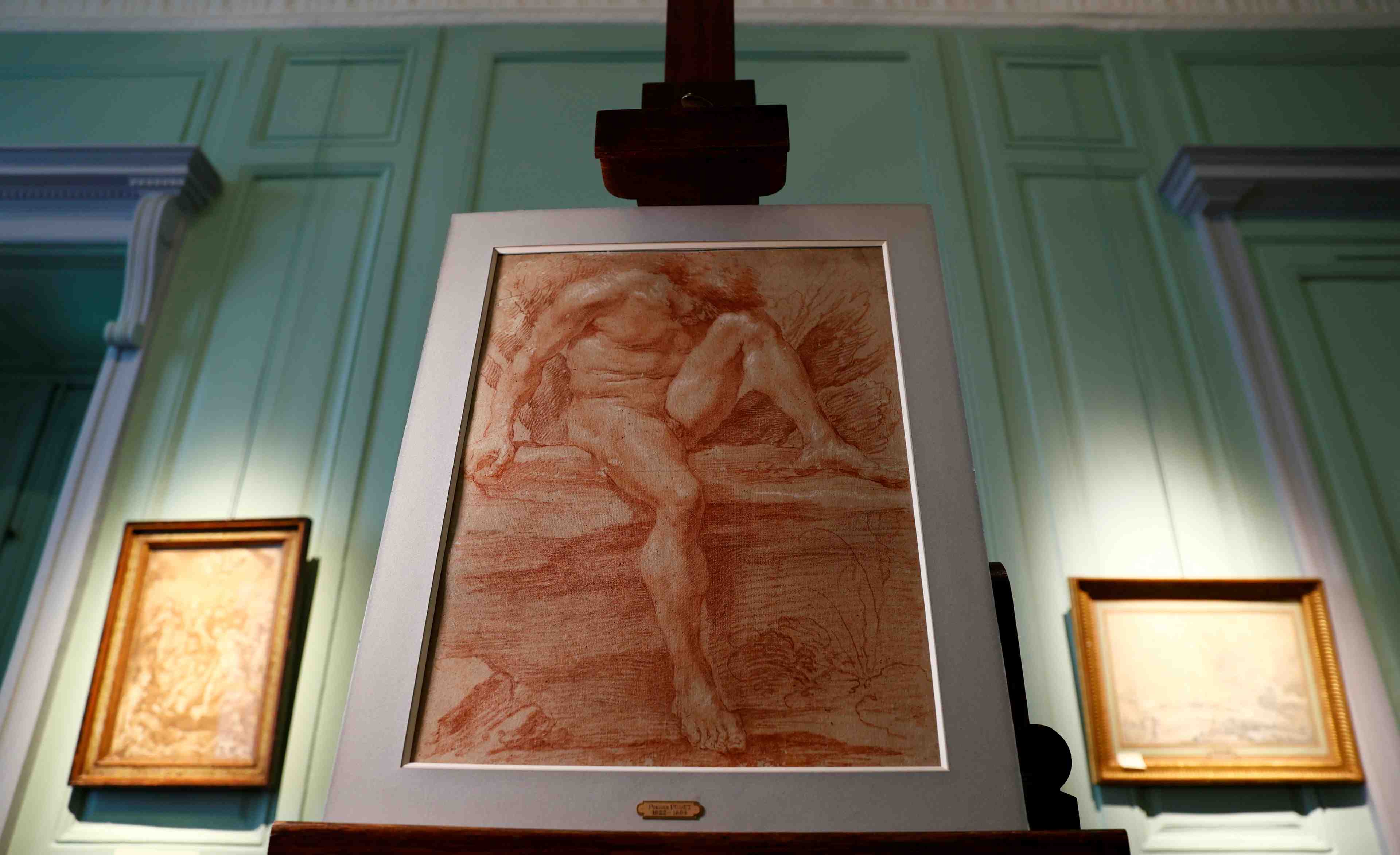 Un dessin inedit du bernin mis aux encheres pres de paris