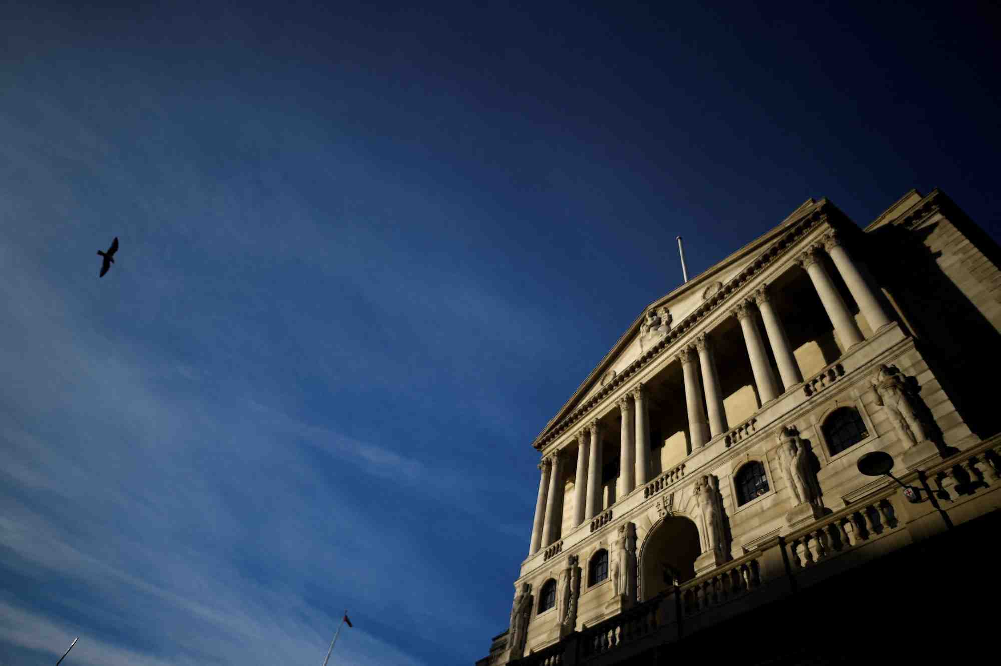 Photo d'archives de la banque d'angleterre a londres