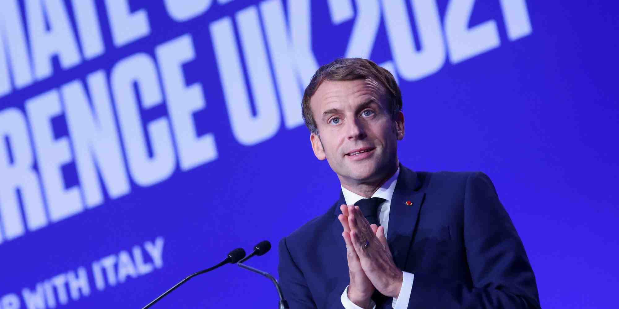 macron COP26