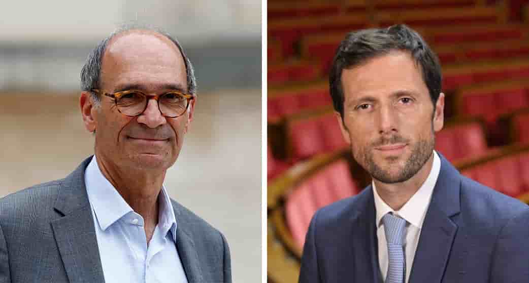 Eric Woerth, député EPR de l’Oise et Mathieu Lefèvre, député EPR du Val-de-Marne plaident pour les entrepreneurs et aux grands patrons.