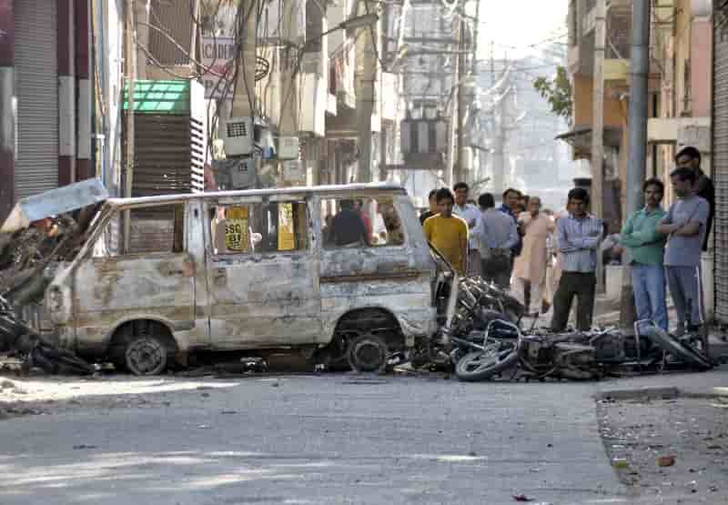Violentes manifestations d'une caste en inde