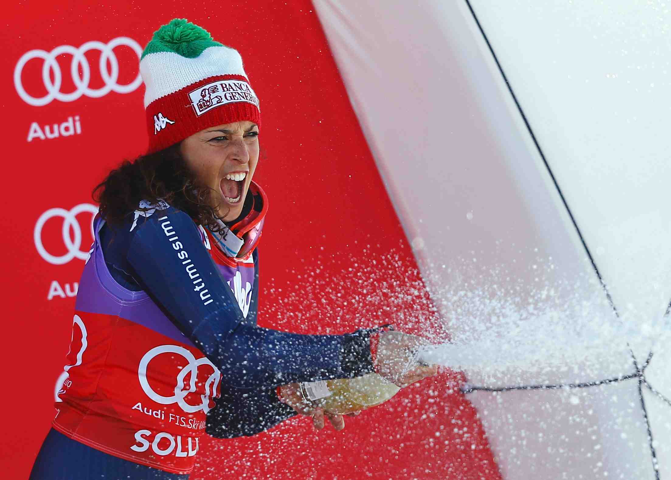 Brignone triomphe a solden