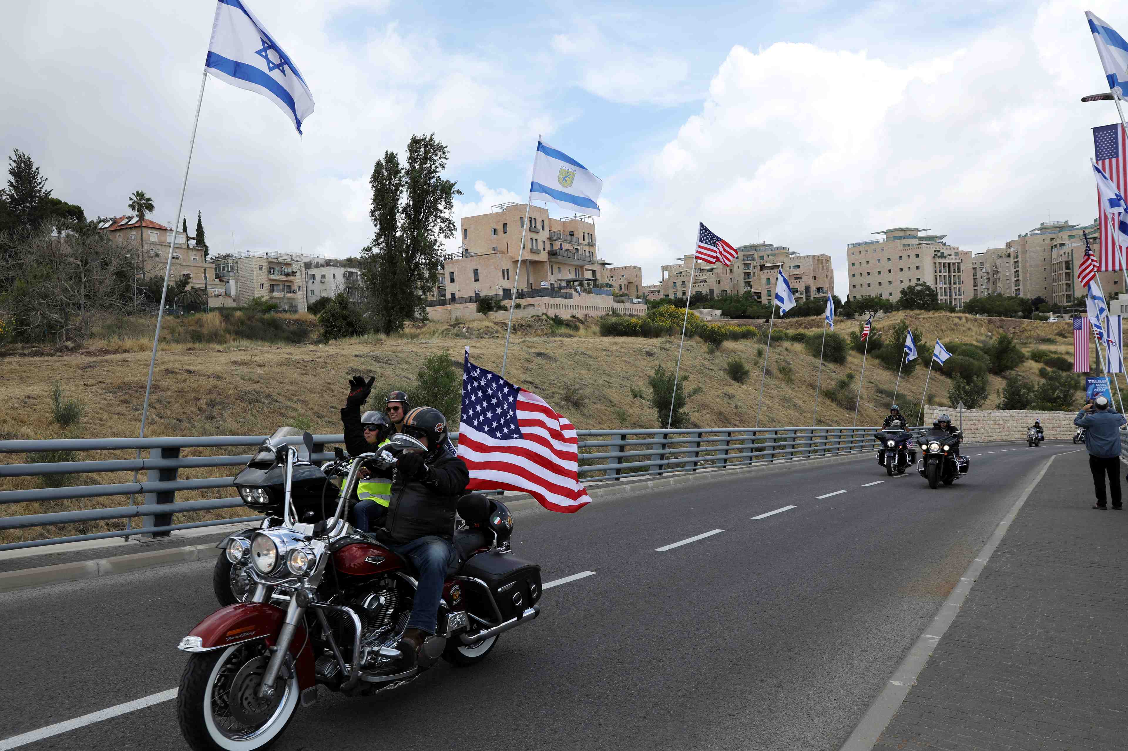 Debut des festivites pour le transfert de l'ambassade us a jerusalem