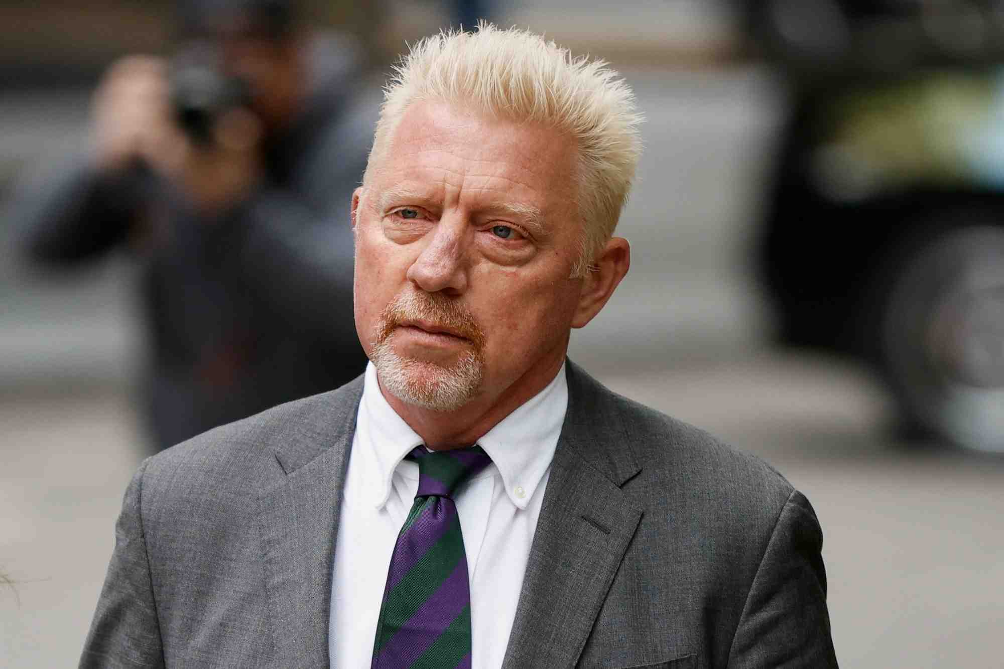 Photo d'archives de l'ancien joueur de tennis boris becker a la cour d'assises de southwark a londres