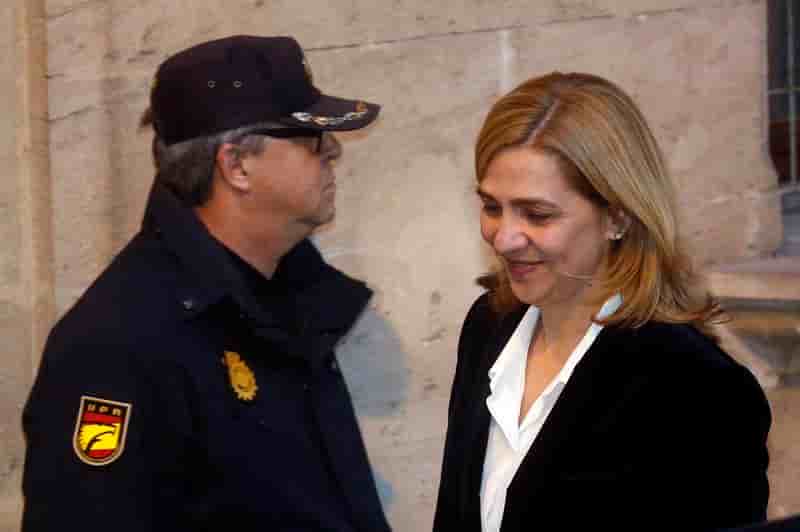 Confirmation des charges contre l'infante Cristina en Espagne