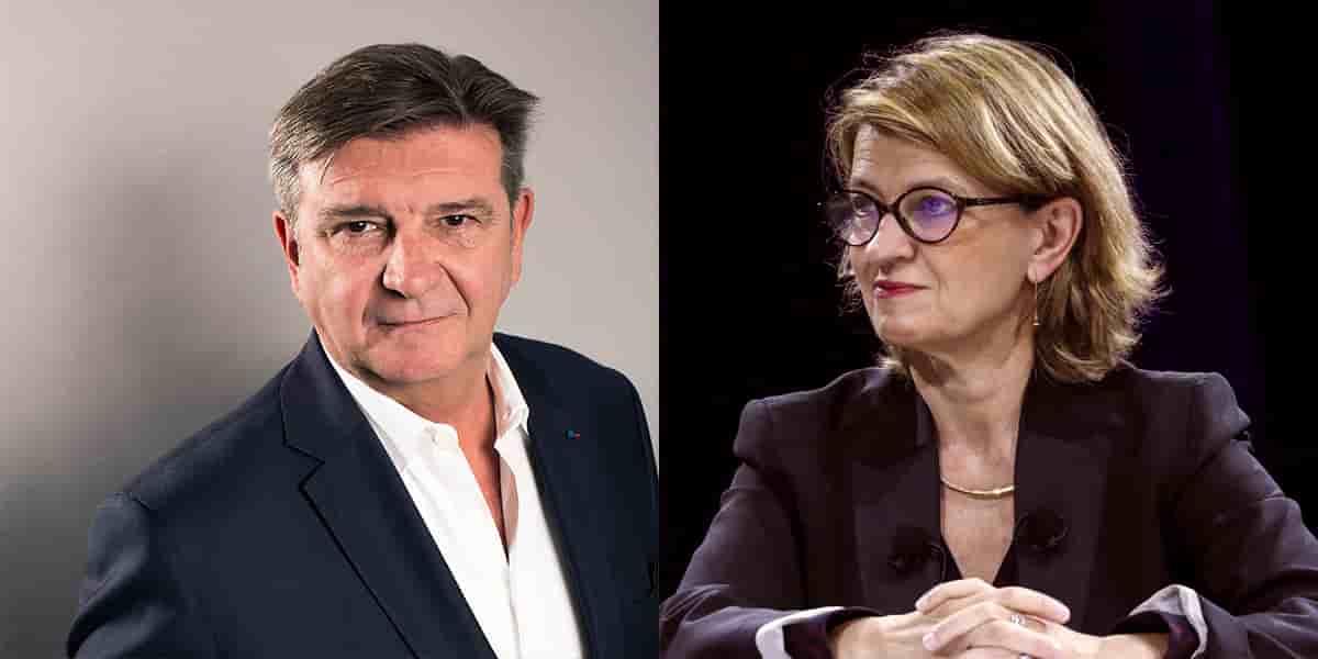 Agnès Audier, Présidente de l’Impact Tank et Jean-Marc Borello, Président du directoire du Groupe SOS.