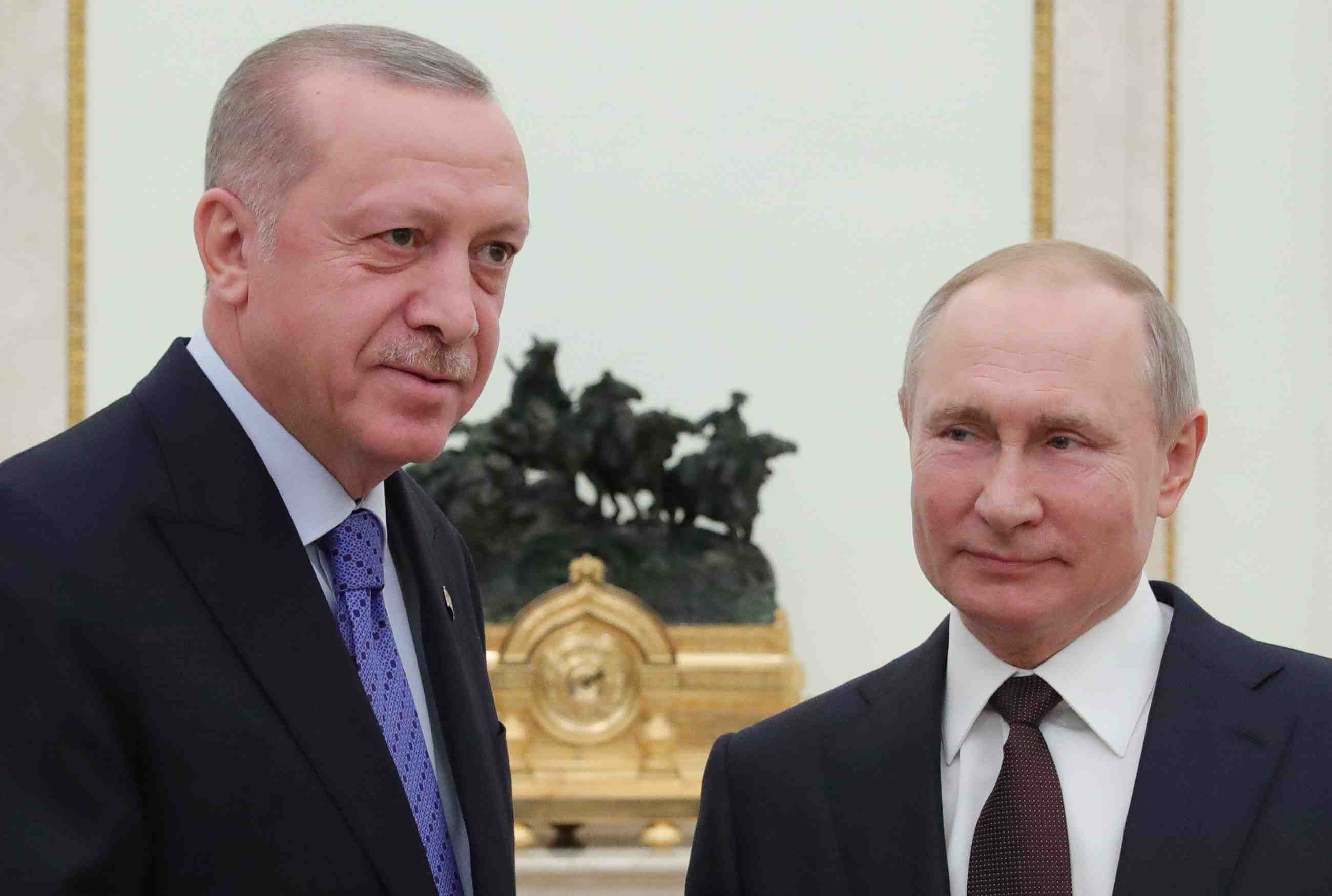 Syrie: erdogan et poutine s'entendent sur un cessez-le-feu a idlib