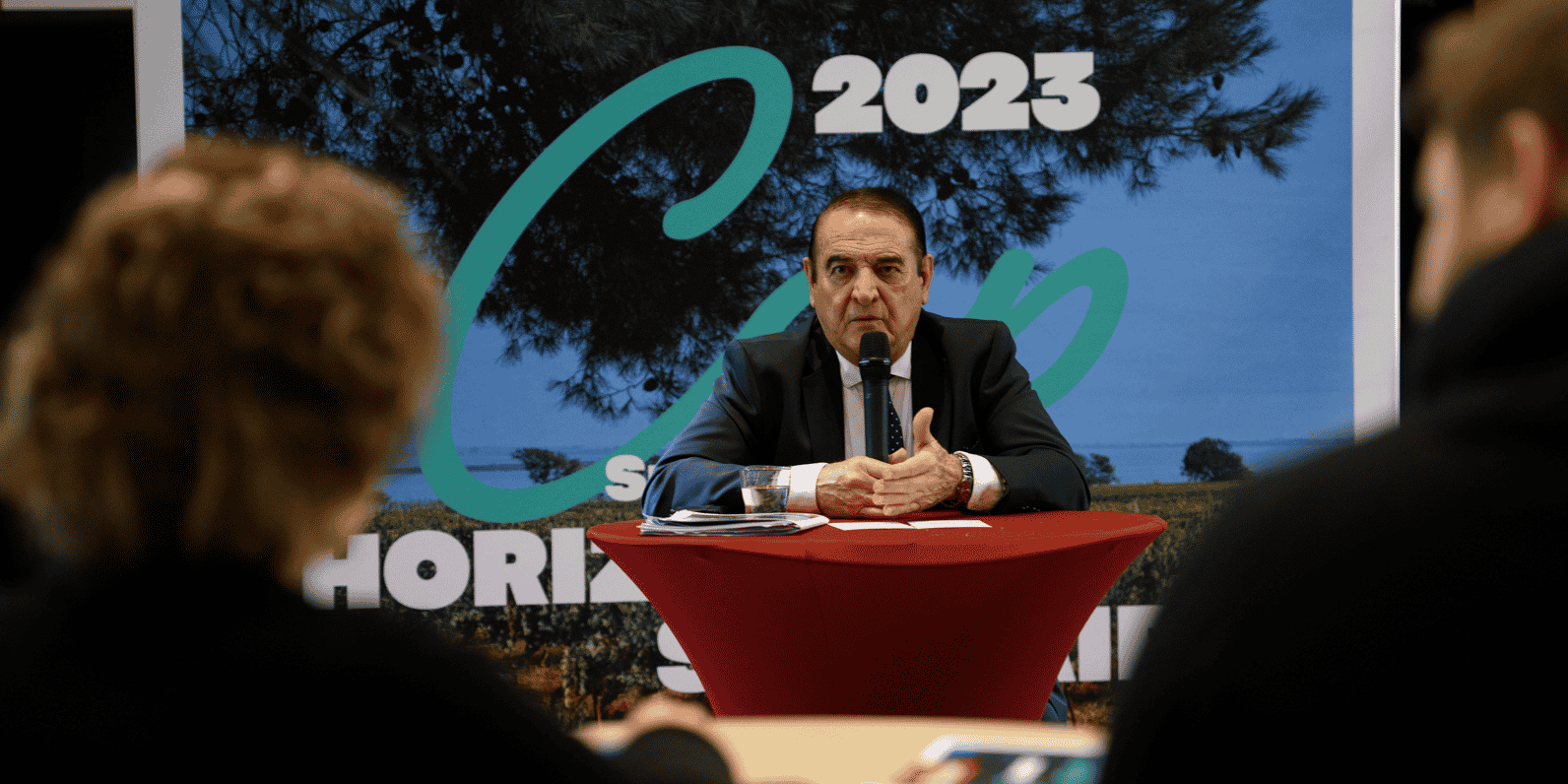 Kléber Mesquida, président (PS) du Conseil départemental de l'Hérault