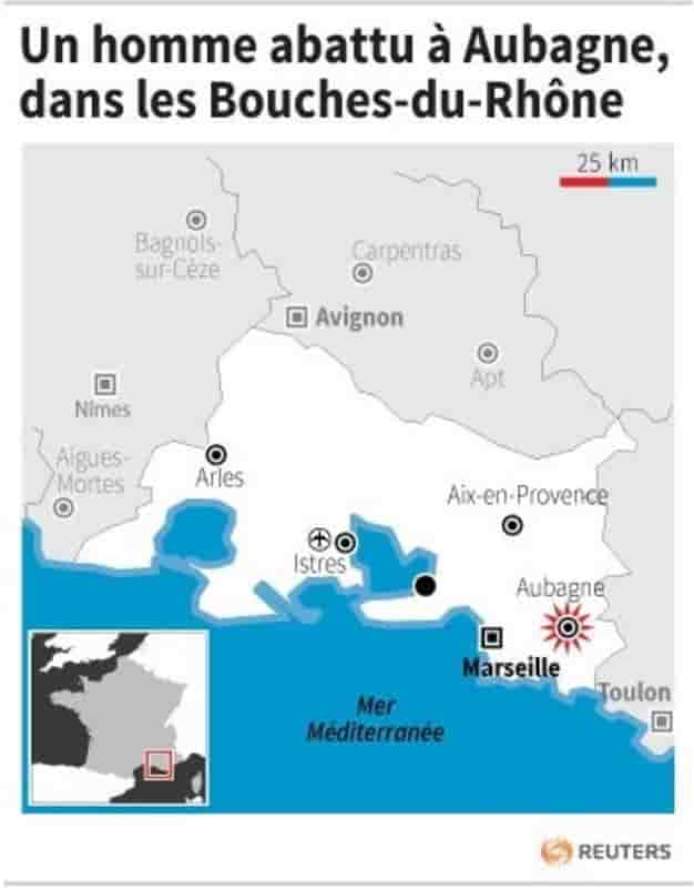 Un homme abattu a aubagne, dans les bouches-du-rhone