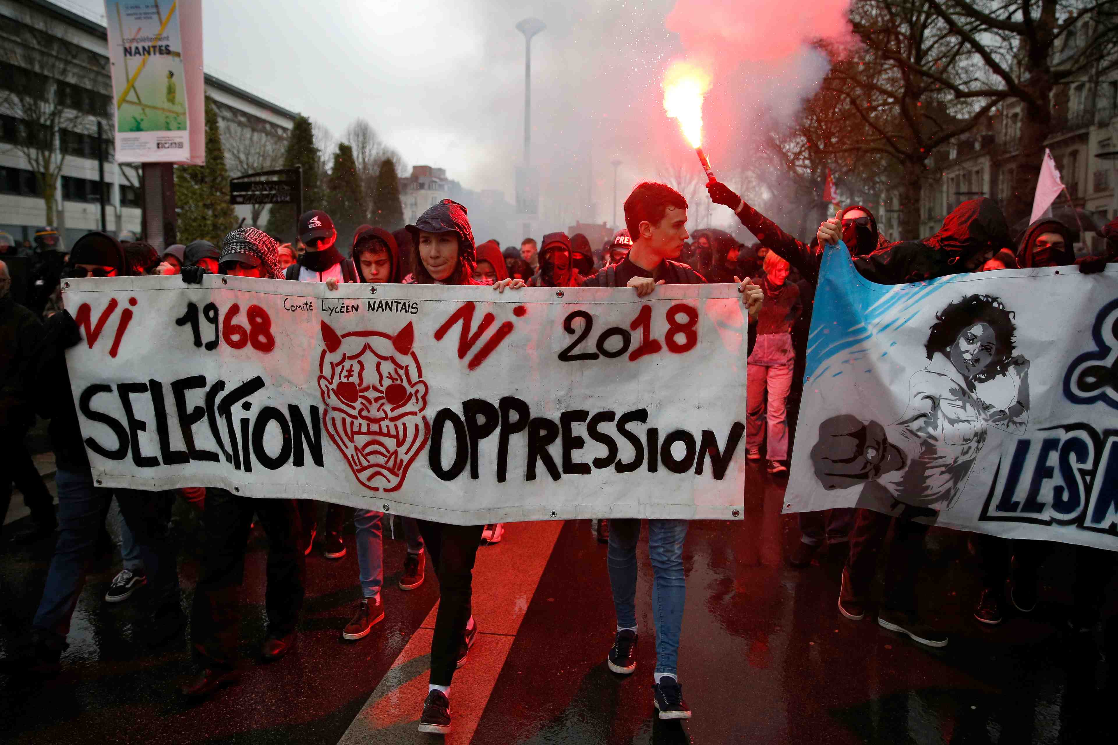 Des etudiants appellent a de nouvelles mobilisations en france