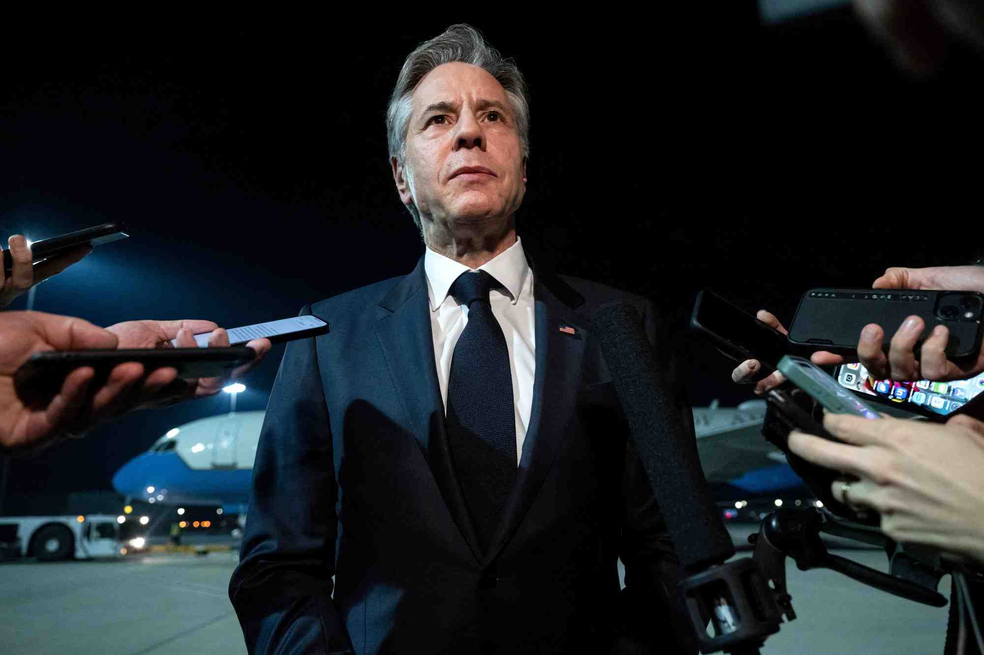Photo du secretaire d'etat americain, antony blinken