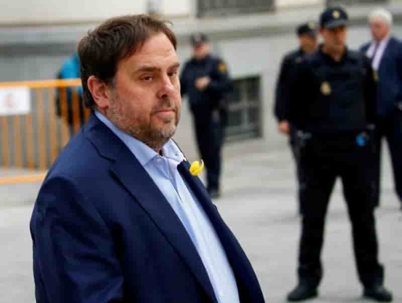 La justice espagnole ordonne le maintien en detention de junqueras