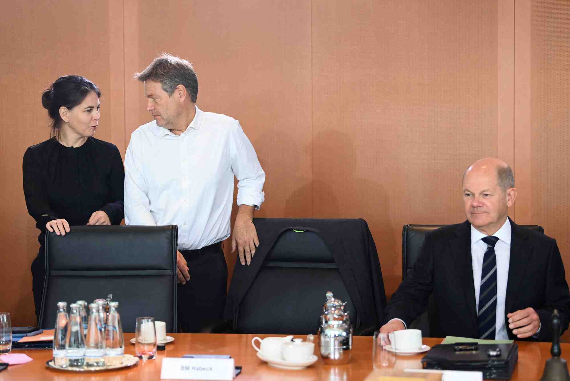 Reunion hebdomadaire du cabinet allemand a berlin