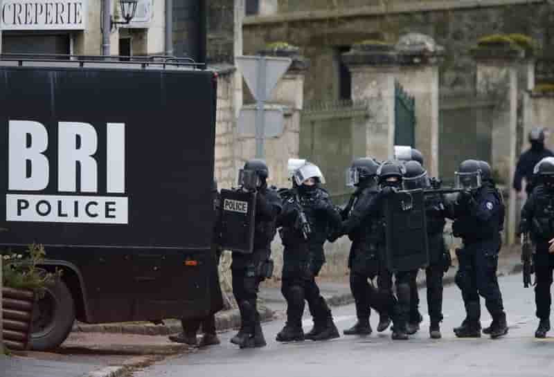 Les forces antiterroristes a l'honneur du defile du 14-juillet