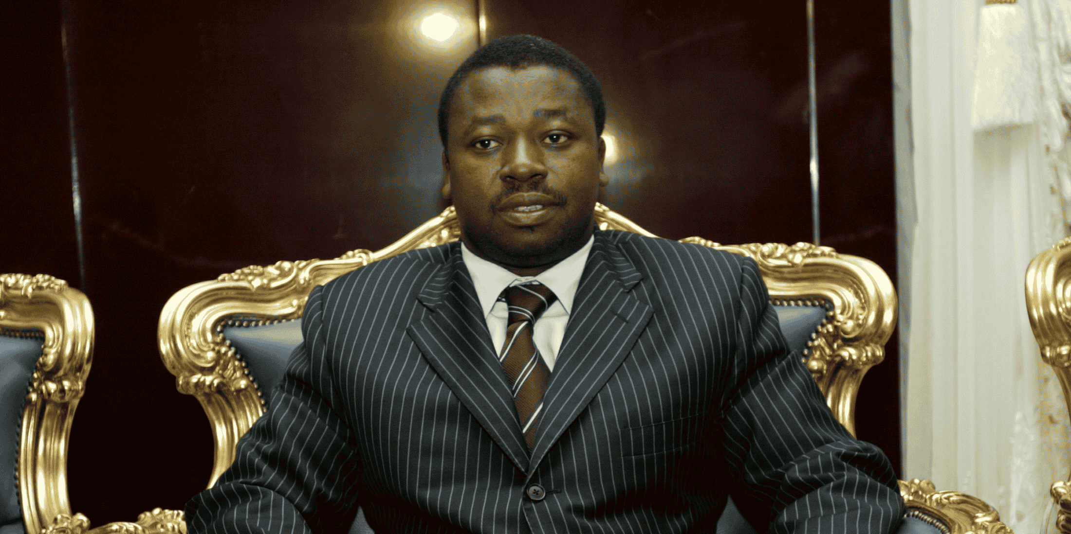 Faure Gnassingbé Togo Président trône