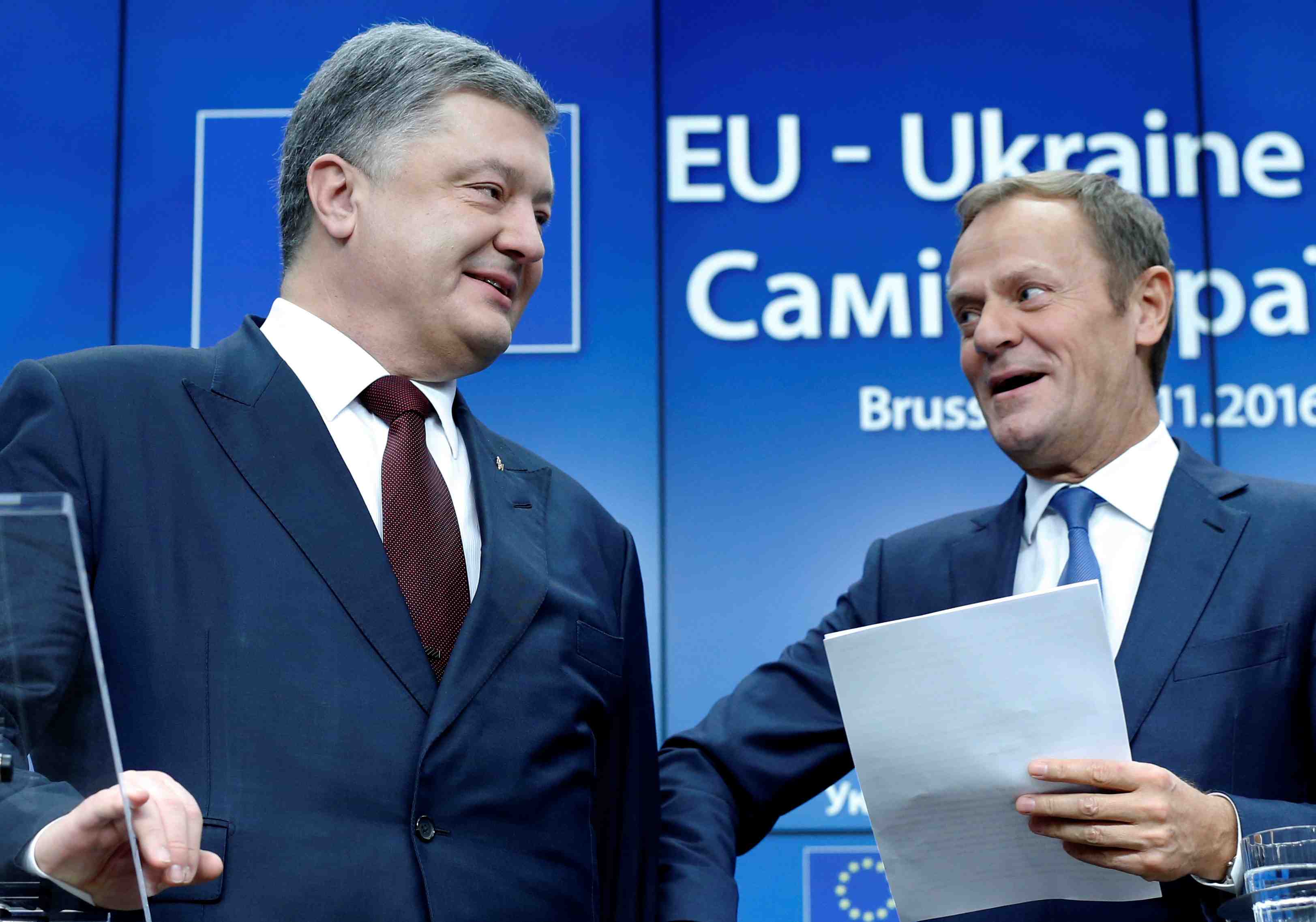 Sommet ue-ukraine a bruxelles sur fond d'impatience