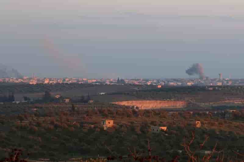 Frappes des avions russes a deraa dans le sud de la syrie