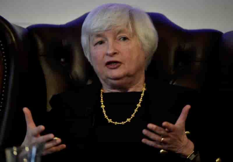 Janet yellen ne voit pas de crise financiere de son vivant