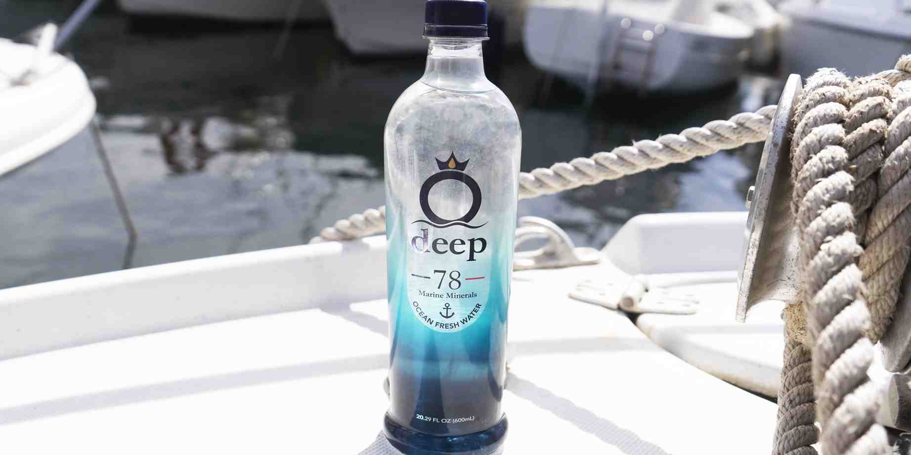 La production de l'eau embouteillée Ôdeep démarre sur le port de Sète